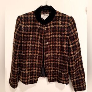 Vintage Atrium brand tweed jacket